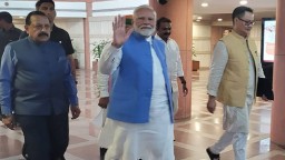 PM Modi arrives in Parliament for NDA parliamentary party meeting